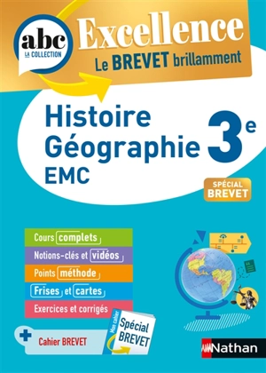 Histoire géographie, EMC 3e : spécial brevet - Sandrine Gstalter