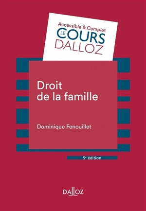 Droit de la famille - Dominique Fenouillet