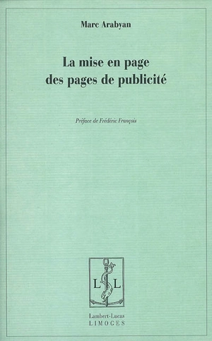 La mise en page des pages de publicité - Marc Arabyan