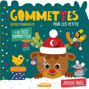 Joyeux Noël : gommettes repositionnables pour les petits - Carotte et compagnie (site web)