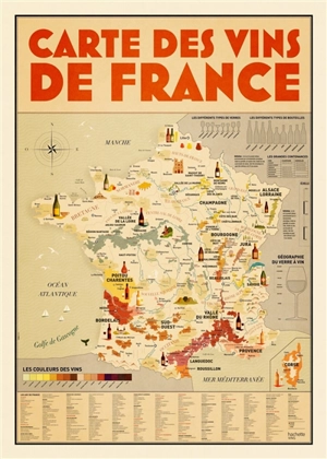 Carte des vins de France - Mathieu Persan