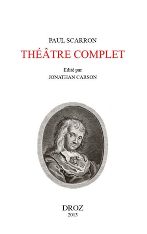 Théâtre complet - Paul Scarron