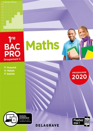 Maths, groupement C, 1re bac pro : programme 2020 - Patrick Huaumé