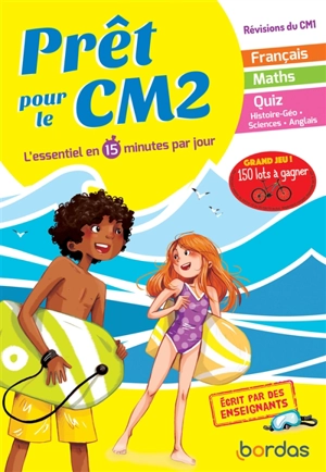 Prêt pour le CM2 : l'essentiel en 15 minutes par jour : révisions du CM1 - Emelyne Giraudon