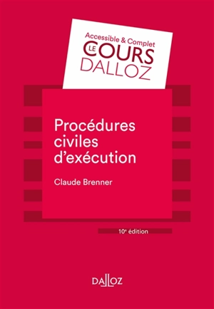 Procédures civiles d'exécution - Claude Brenner