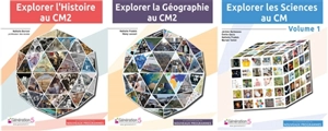 Pack Explorer l'Histoire CM2, Géographie CM2, Sciences CM volume 1 - Nathalie BORRONI