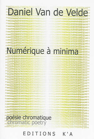 Numérique à minima - Daniel Van de Velde