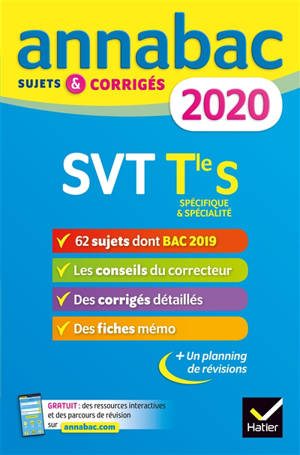 SVT terminale S, spécifique & spécialité : 2020 - Jacques Bergeron