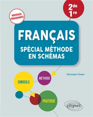 Français 2de, 1re : spécial méthode en schémas : nouveaux programmes - Bérangère Touet
