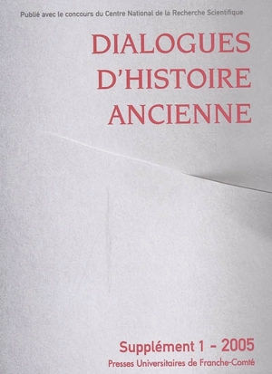 Dialogues d'histoire ancienne, supplément, n° 1. Hommage à Pierre Lévêque