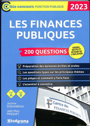 Les finances publiques : 200 questions, cat. A, cat. B : 2023 - Jérôme Kerambrun