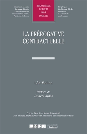 La prérogative contractuelle - Léa Molina
