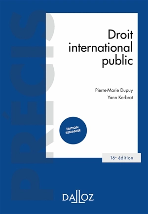 Droit international public - Pierre-Marie Dupuy