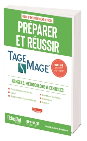 Tage Mage : préparer et réussir, guide d'entraînement officiel : conseils, méthodologie & exercices - Iman Hedayati-Dezfouli