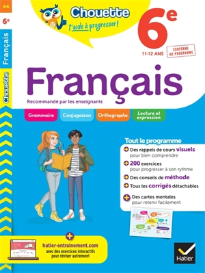 Français 6e, 11-12 ans : conforme au programme - Thierry Marquetty