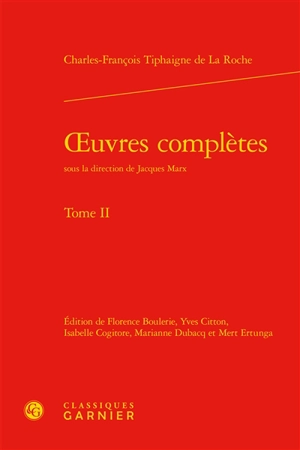 Oeuvres complètes. Vol. 2 - Charles-François Tiphaigne de La Roche