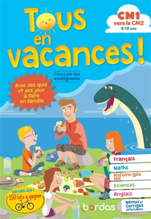 Tous en vacances ! CM1 vers le CM2, 9-10 ans - Aline Clavier