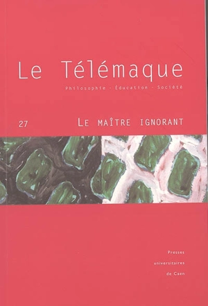 Télémaque (Le), n° 27. Le maître ignorant