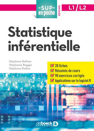 Statistique inférentielle : L1, L2 - Stéphane Rothen