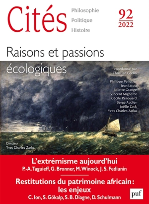 Cités, n° 92. Raisons et passions écologistes