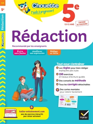 Rédaction 5e, 12-13 ans : conforme au programme - Anne-Marie Gorson-Tanguy