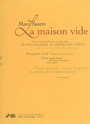 La maison vide - Marc Sastre