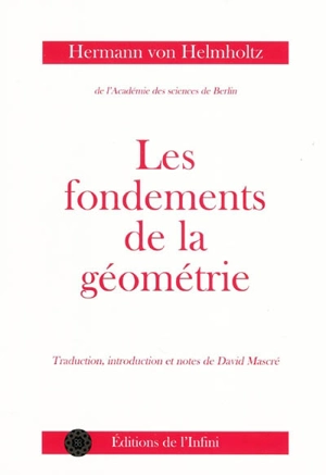 Les fondements de la géométrie - Hermann von Helmholtz