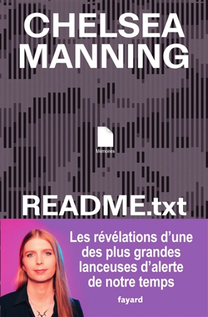 Readme.txt : mémoires - Chelsea Manning