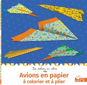 Avions en papier à colorier et à plier - Cinzia Sileo