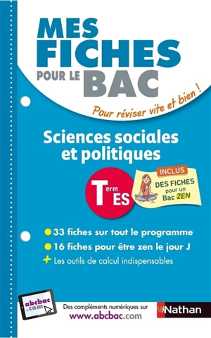 Sciences sociales et politiques terminale ES : spécialité - Delphine de Chouly