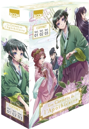 Les carnets de l'apothicaire : coffret vol. 01, 02, 03 - Itsuki Nanao