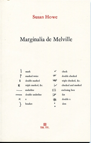 Marginalia de Melville - Susan Howe