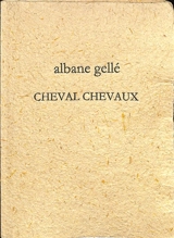 Cheval chevaux - Albane Gellé