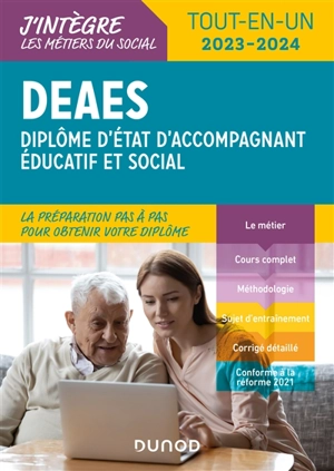 DEAES, diplôme d'Etat d'accompagnant éducatif et social : tout-en-un 2023-2024 - Daniela Lévy