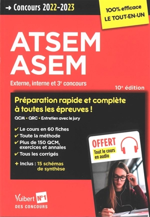 ATSEM, ASEM : externe, interne et 3e concours : concours 2022-2023 - Elodie Laplace