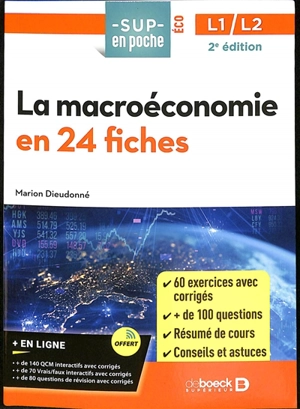 La macroéconomie en 24 fiches : L1, L2 - Marion Dieudonné
