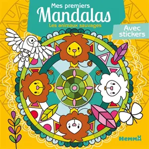 Les animaux sauvages : mes premiers mandalas avec stickers - Chrystèle Lim