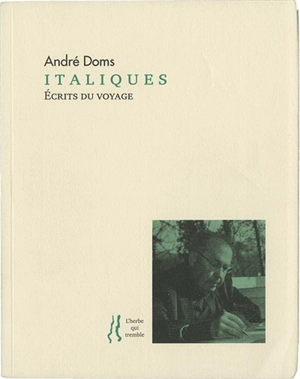 Ecrits du voyage. Italiques - André Doms