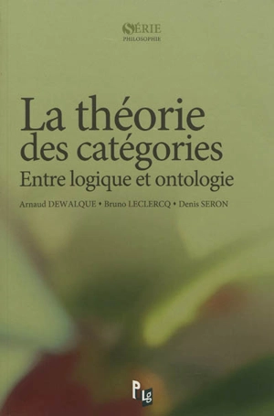 La théorie des catégories : entre logique et ontologie