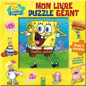 Mon livre puzzle géant : Bob l'éponge - Nickelodeon