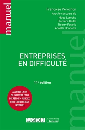 Entreprises en difficulté - Françoise Pérochon