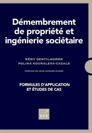 Démembrement de propriété et ingénierie sociétaire : formules d'application et études de cas - Rémy Gentilhomme