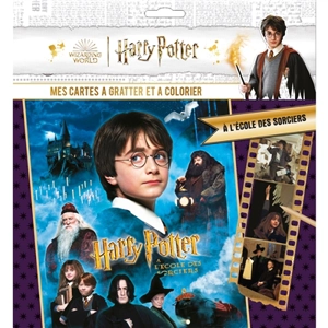 Harry Potter : mes cartes à gratter et à colorier : à l'école des sorciers - Wizarding world