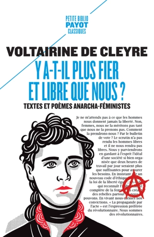 Y a-t-il plus fier et libre que nous ? : textes et poèmes anarcha-féministes - Voltairine De Cleyre