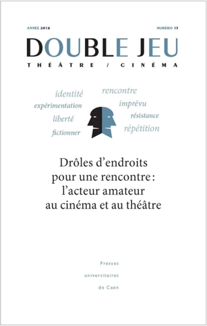 Double jeu, n° 15. Drôles d'endroits pour une rencontre : l'acteur amateur au cinéma et au théâtre