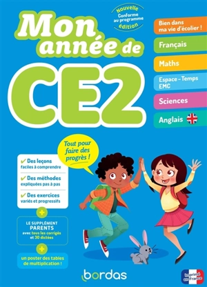 Mon année de CE2 : tout pour faire des progrès ! - Aline Clavier