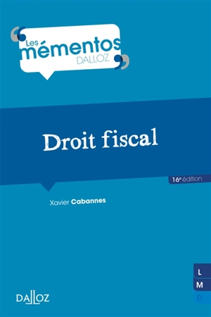 Droit fiscal - Xavier Cabannes