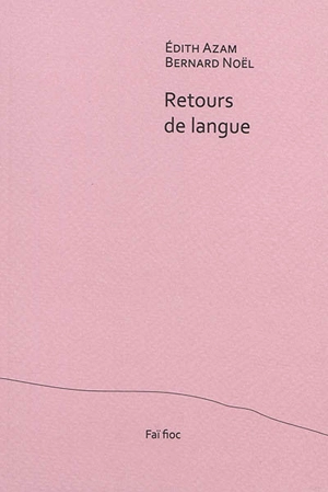 Retours de langue - Edith Azam