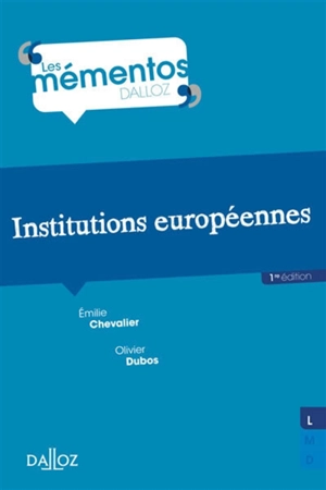 Institutions européennes - Emilie Chevalier