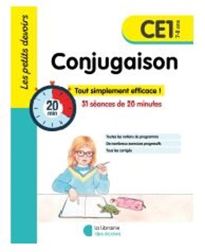 Conjugaison CE1, 7-8 ans : 31 séances de 20 minutes - Brigitte Guigui